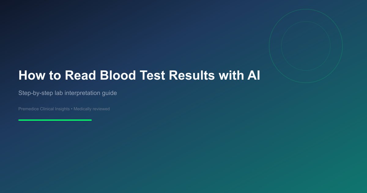 AI Blood Test Results: How to Read and Interpret Your Lab Report With AI